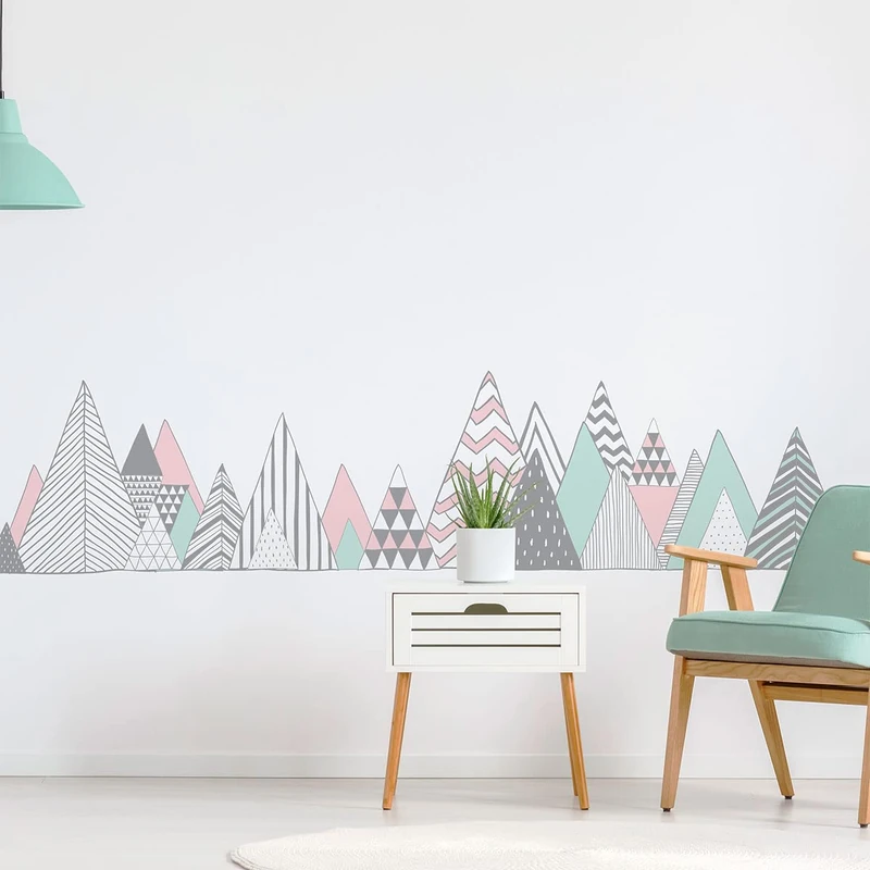 Ambiance Sticker VIRUNGA Scandinavian Mountain Wall Sticker