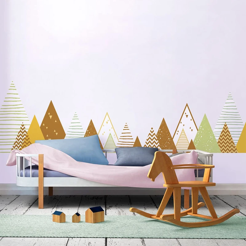 Ambiance Sticker Children's Wall Sticker for Baby Room Decoration - Giant Adhesive Wall Sticker | Louka - H100 x L170 cm