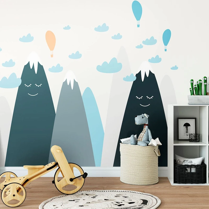 Ambiance Sticker Children's Wall Sticker for Baby Room Decoration - Giant Adhesive Wall Sticker | Juliska - H110 x L165 cm