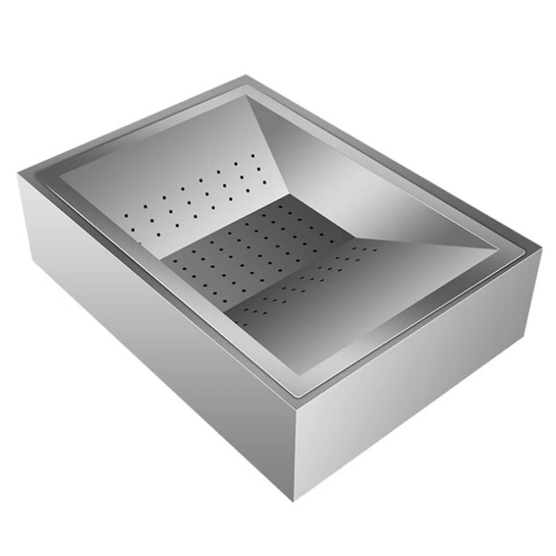 Stalwart DA-FFS01A Table Top Chip Station Stainless Steel