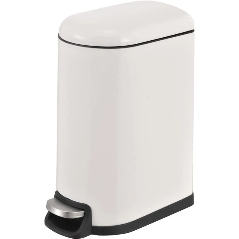 Stalwart DA-C10076FM40L Rectangular Soft Close Pedal Waste Bin 40L Matt White