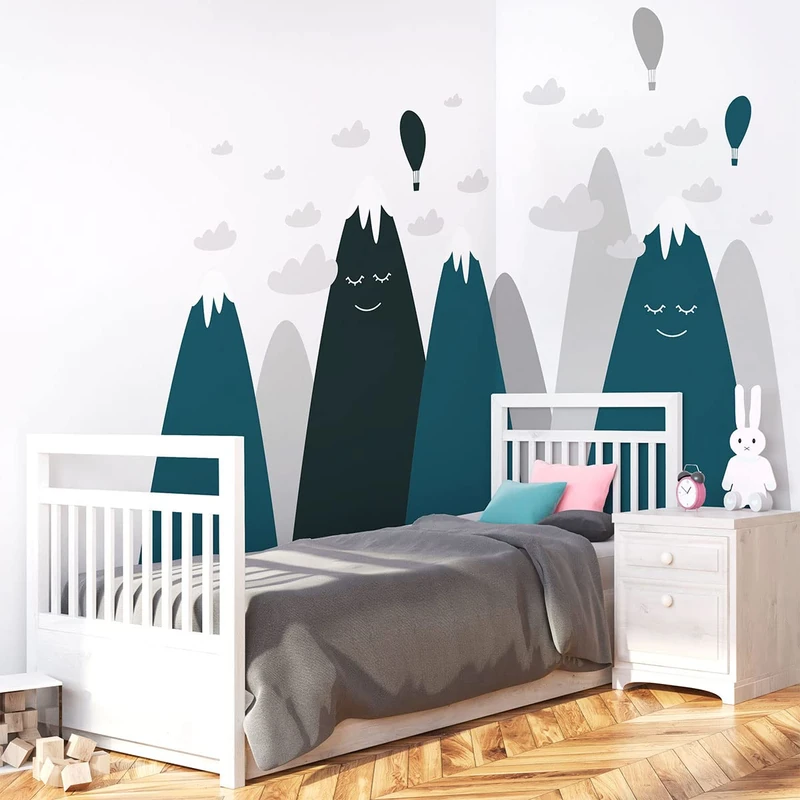 Ambiance Sticker Jaminka Children's Wall Sticker - Giant Adhesive Wall Sticker - H110 x L165 cm
