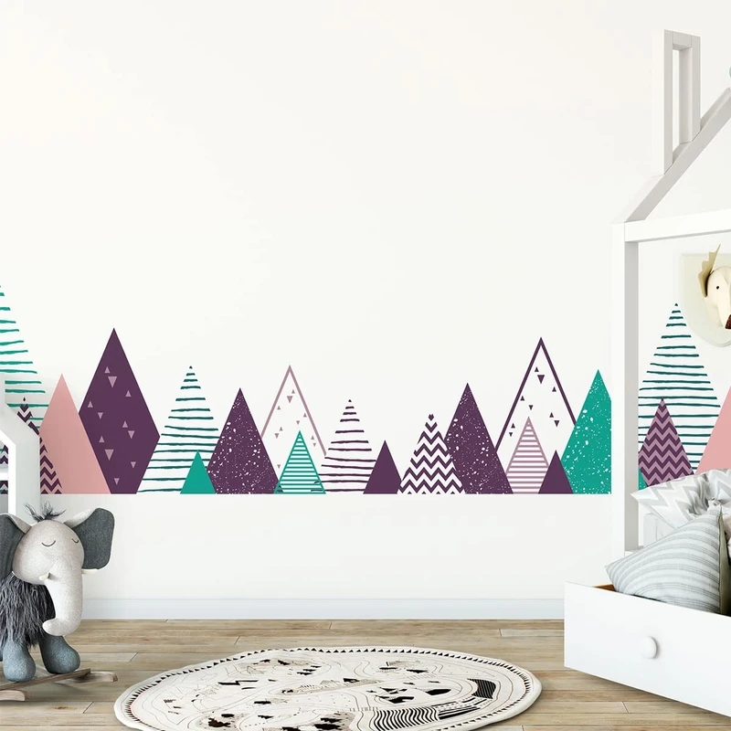 Ambiance Sticker Children's Stickers Scandinavian Mountains Madoka 120 x 200 cm