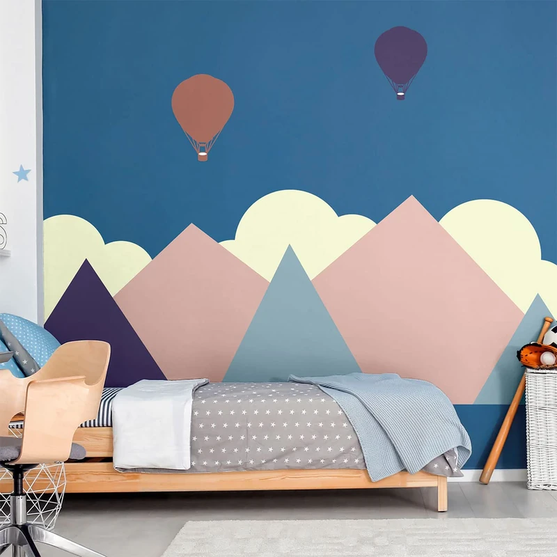 Ambiance Sticker Narvik Children's Wall Sticker - Giant Adhesive Wall Sticker - H120 x L160 cm