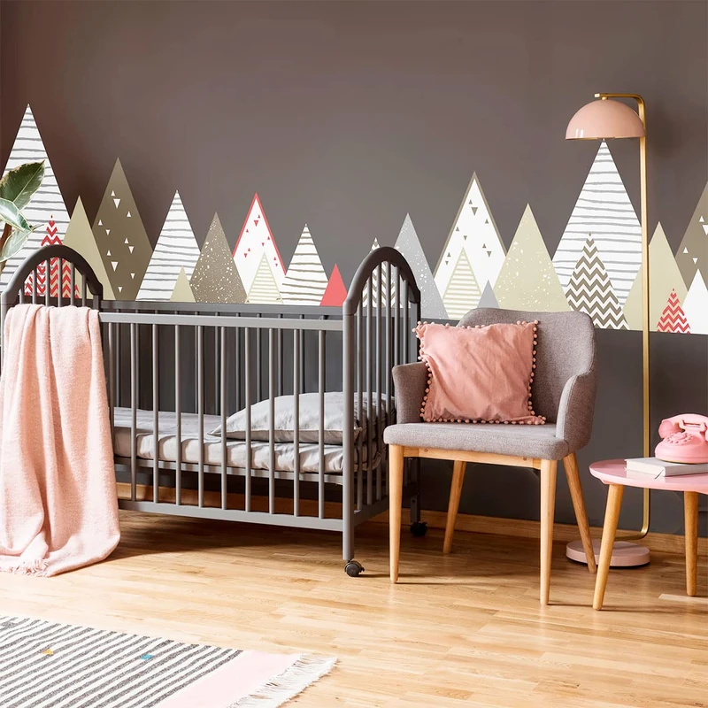 Ambiance Sticker Children's Wall Sticker for Baby Room Decoration - Giant Adhesive Wall Sticker | Ervika - H100 x L170 cm