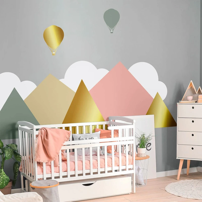 Ambiance Sticker Esbjerg Children's Wall Sticker - Giant Adhesive Wall Sticker - H110 x L135 cm