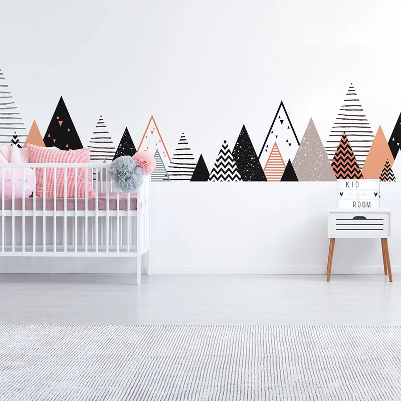 Ambiance-sticker Wall Sticker, Polyvinyl Chloride, Rafika, H50 x L85 cm - Image 1