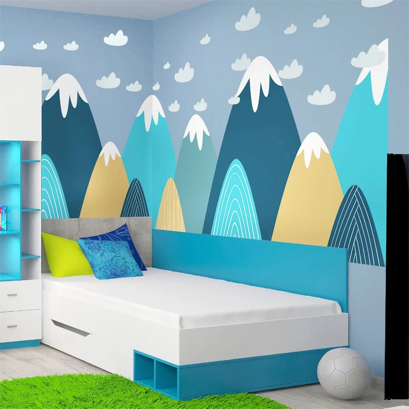 Ambiance Sticker Children's Wall Sticker for Baby Room Decoration - Giant Adhesive Wall Sticker | Annika - H120 x L180 cm