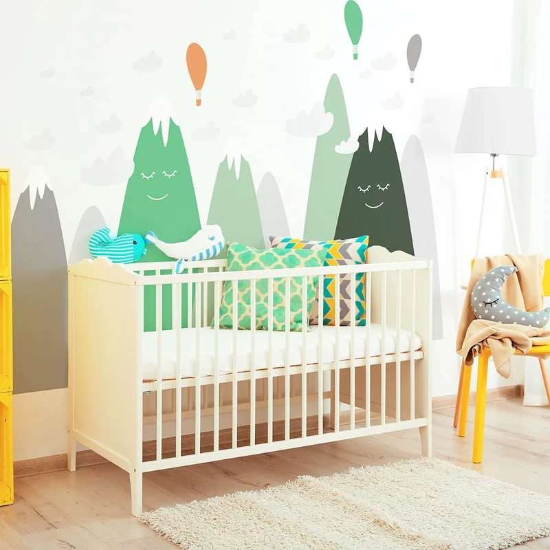 Ambiance Sticker Children's Wall Sticker for Baby Room Decoration - Giant Adhesive Wall Sticker | Lelika - H110 x L165 cm