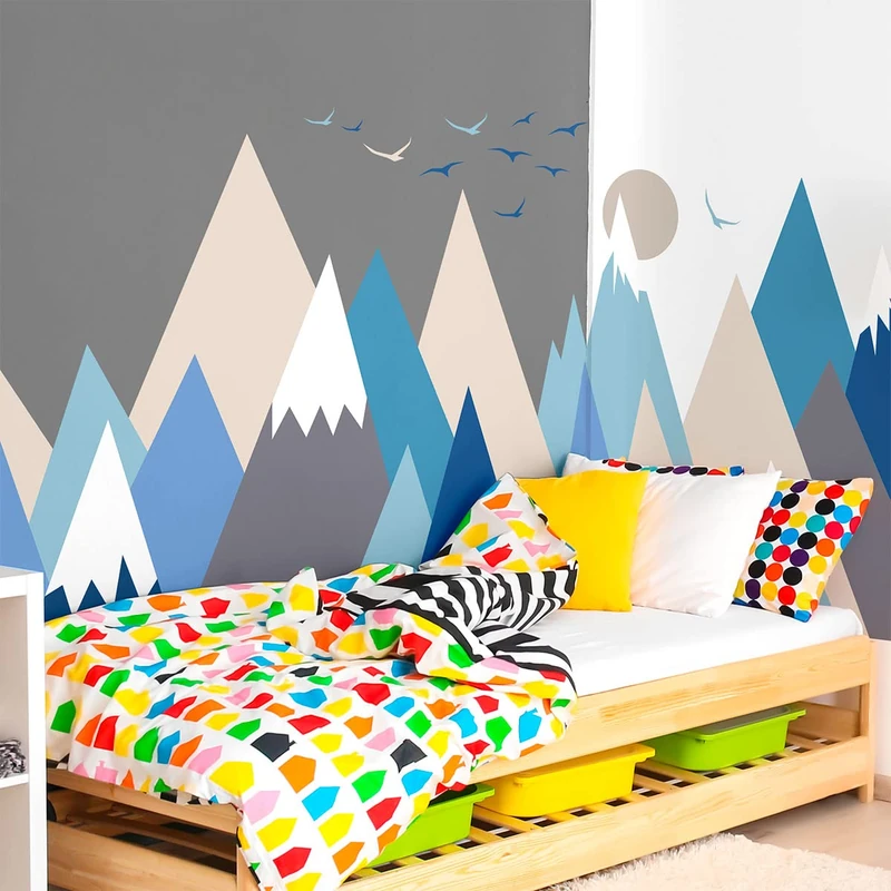 Ambiance Sticker Children's Wall Sticker for Baby Room Decoration - Giant Adhesive Wall Sticker | Nicoka - H100 x L150 cm