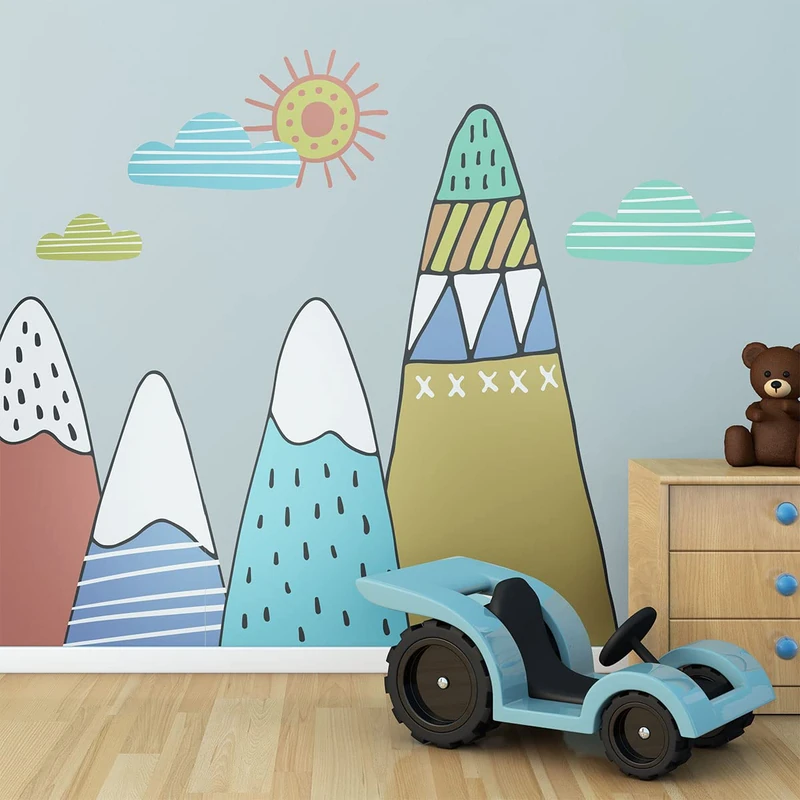 Ambiance Sticker Daliborka Children's Wall Sticker - Giant Adhesive Wall Sticker - H110 x L165 cm
