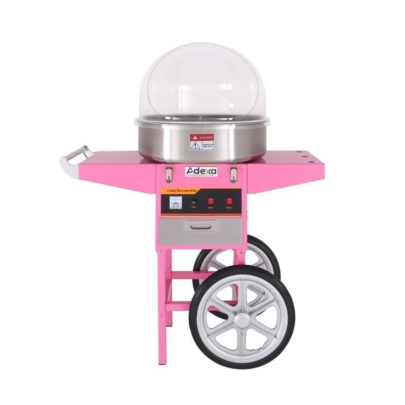 Stalwart DA-ECF520C Candy Floss Machine with Cart 80pcs/hr