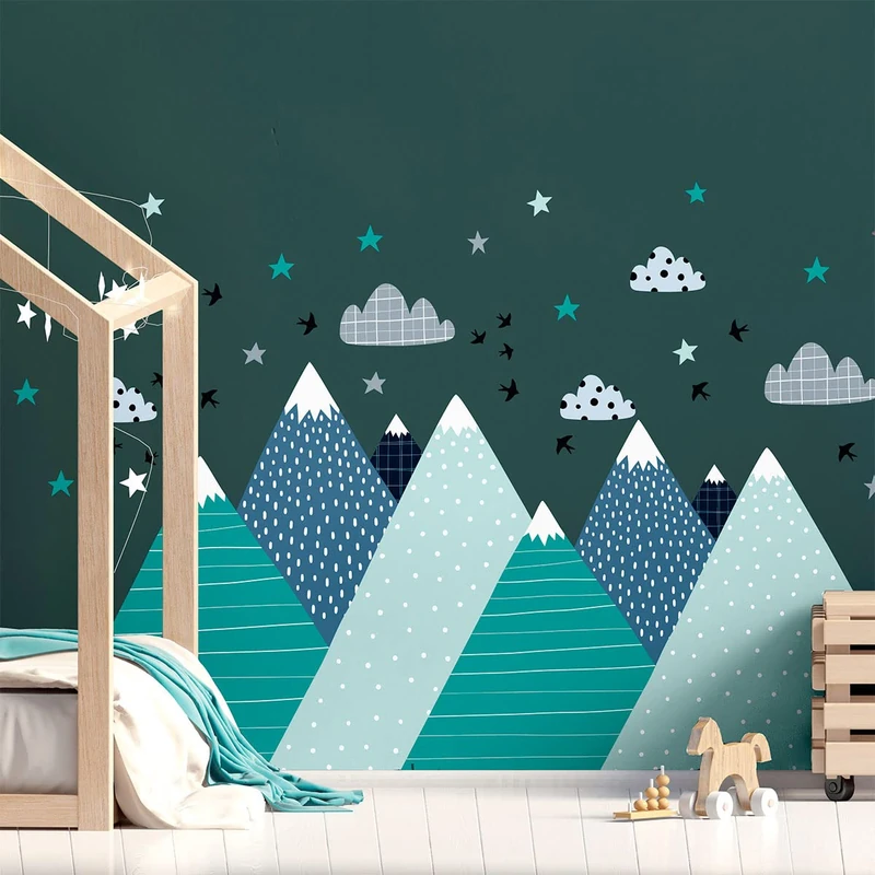 Ambiance Sticker Children's Wall Sticker for Baby Room Decoration - Giant Adhesive Wall Sticker | Jeremika - H100 x L150 cm