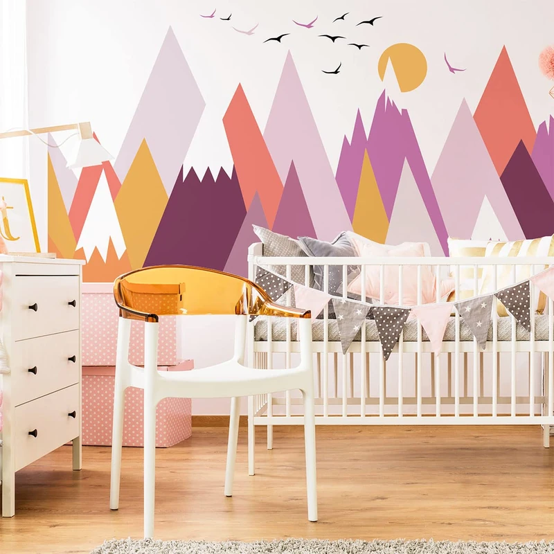 Ambiance Sticker Children's Wall Sticker for Baby Room Decoration - Giant Adhesive Wall Sticker | Himka - H120 x L180 cm