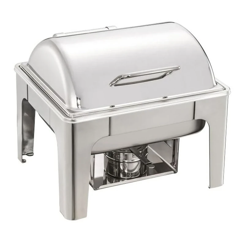 Stalwart DA-R22234 Hydraulic Chafing Dish Stainless Steel 4 litres