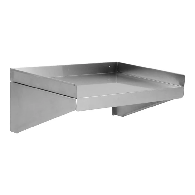 Stalwart DA-WSW400150B Wall shelf 1 level 3 sides upturn 1500x400x254mm Stainless steel