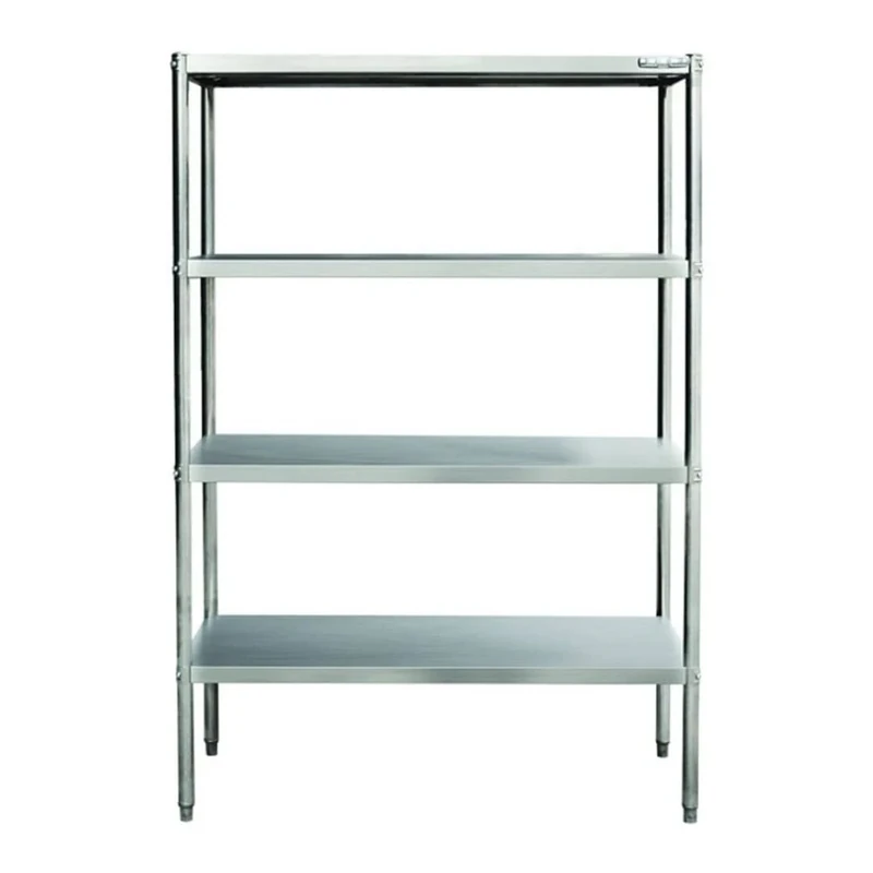Adexa VS1650S4 Professional Stainless Steel Heavy Duty Shelving Unit, 1600mm Width, 500mm Depth, 4 Shelves