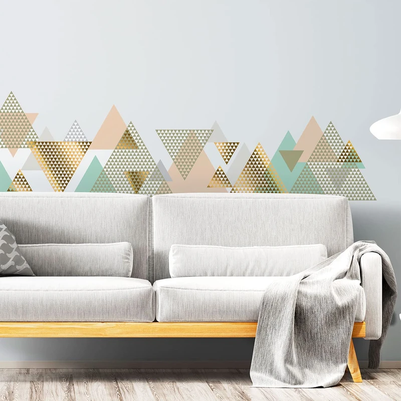 Wall Stickers for Living Room Bedroom 95 x 135 cm Giant Scandinavian Mountains - Image 1