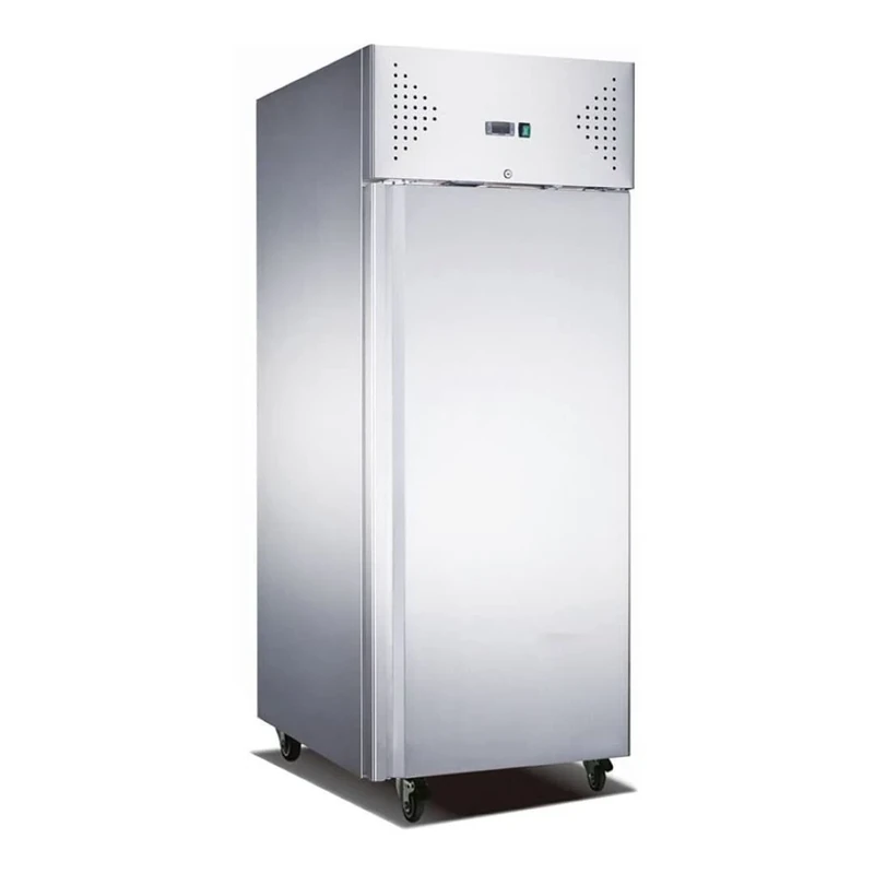 Stalwart DA-F650V Commercial Freezer Upright Cabinet Stainless Steel 685 litres Single Door GN2/1 Ventilated Cooling