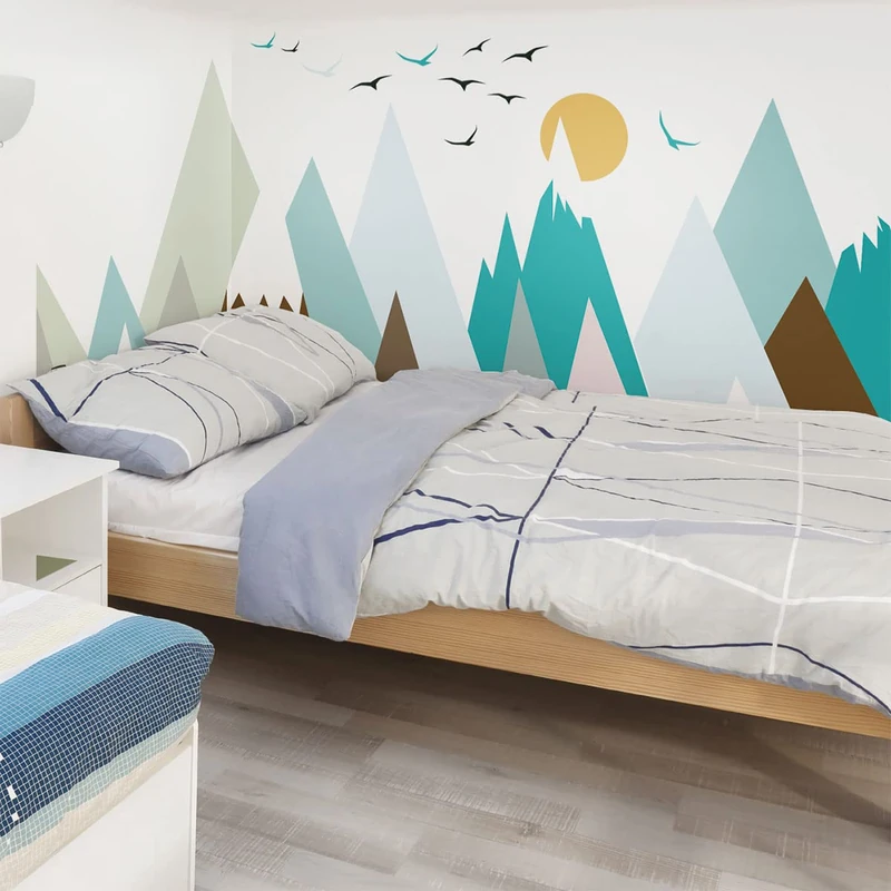 Ambiance Sticker Children's Stickers Scandinavian Mountains Oyenka 110 x 165 cm