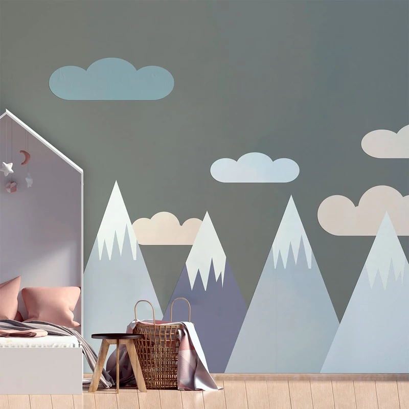 Ambiance Sticker Children's Wall Sticker for Baby Room Decoration - Giant Adhesive Wall Sticker | Jenka - H120 x L180 cm