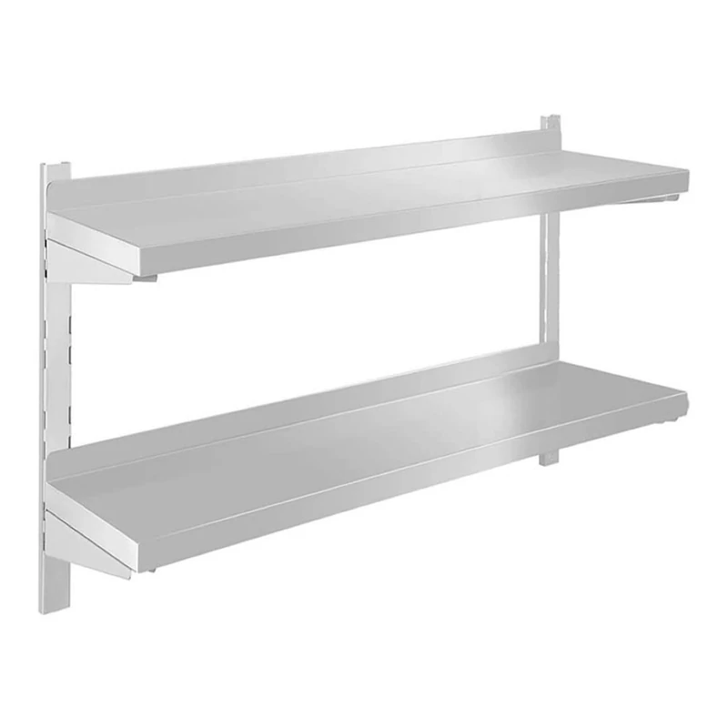 Stalwart DA-WM10030B Wall shelf 2 levels 1000x300x600mm Stainless steel