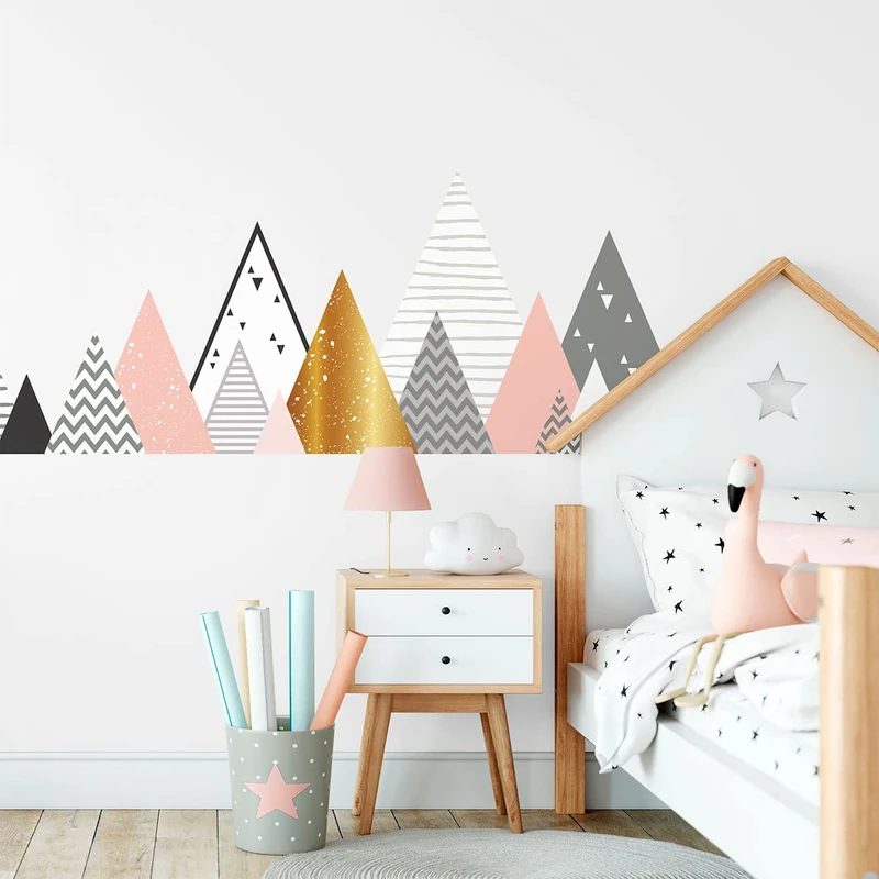 Ambiance Sticker Children's Wall Sticker for Baby Room Decoration - Giant Adhesive Wall Sticker | Loraka - H120 x L200 cm