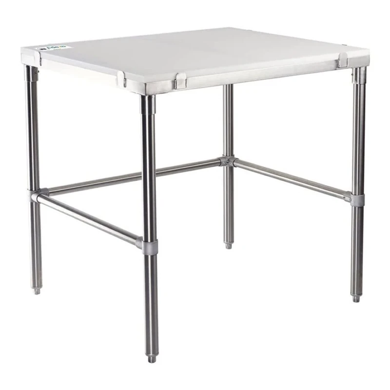 Stalwart DA-PSWT600X900OB Professional Solid Stainless Steel Poly Top Work Table 900x600x900mm