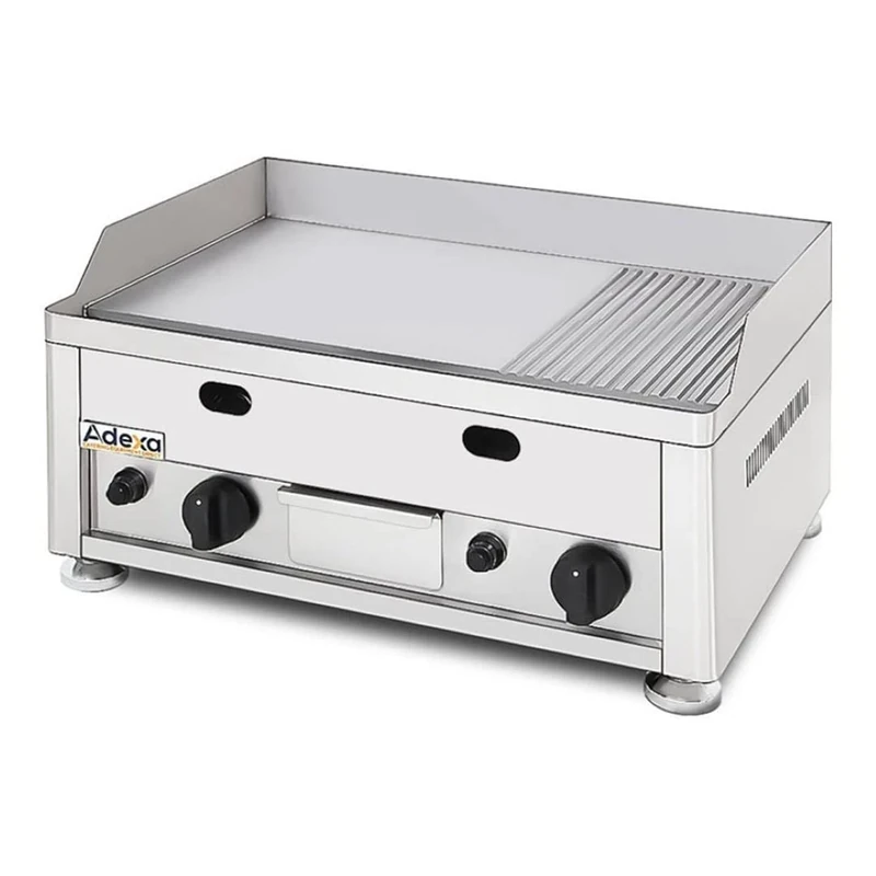 Stalwart DA-GGN6002 Commercial Gas Griddle Smooth Plate 2 Zones Countertop