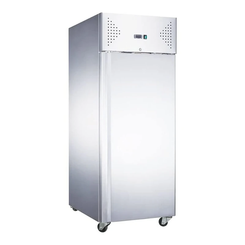 Stalwart DA-R400S Commercial Refrigerator Slimline Upright Cabinet 429 litres Stainless Steel Single Door