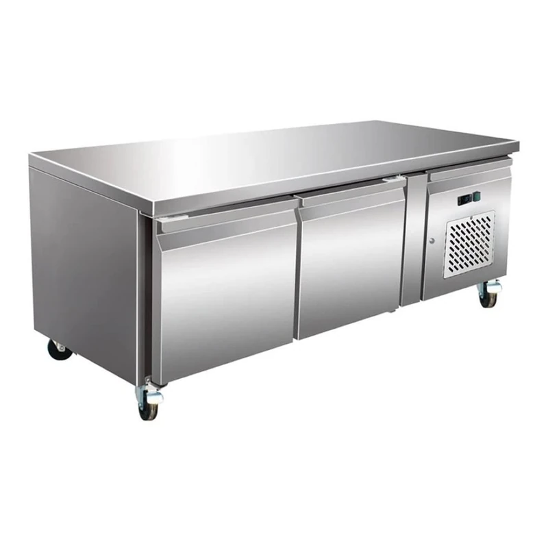 Adexa BASE21 Professional Low Refrigerated Counter/Chef Base, 2 Doors, 1360mm x 700mm x 650mm