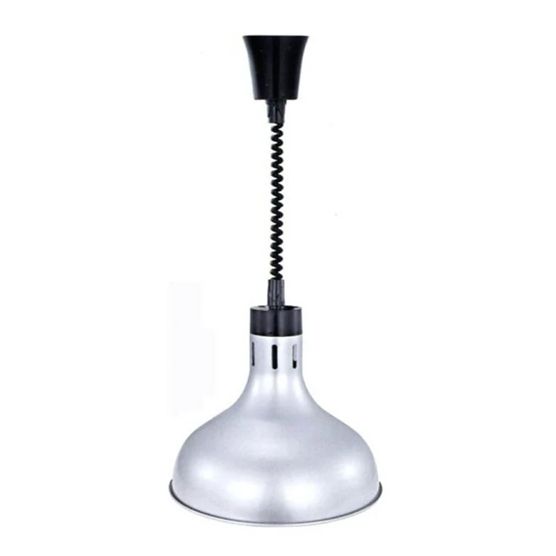 Adexa A65121405 Rise Fall Dome Heat Lamp, Silver