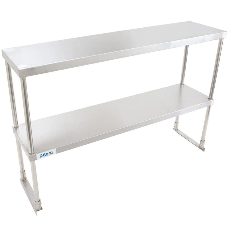 Stalwart DA-DOS300X1200 Double Tier Overshelf Stainless Steel 1200x300x800mm