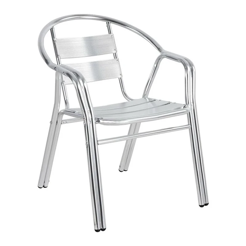 Stalwart DA-SC025 Bistro Arm Chair Aluminium Indoors Outdoors