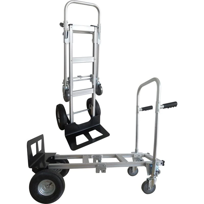 Stalwart DA-HT1864 2-in-1 Trolley and Hand Truck Aluminium Telescopic Foldable 1110x510x970mm