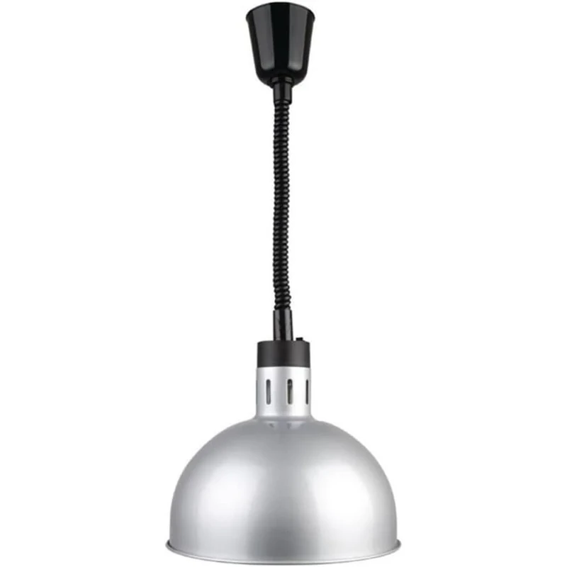 Adexa A65121505 Rise Fall Dome Heat Lamp, Silver