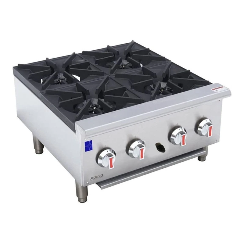 Stalwart DA-EHP4S 4 Burner Gas Hotplate - 28kW Countertop