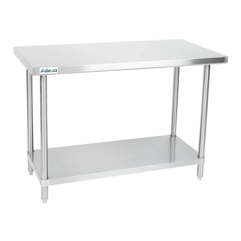 Stalwart DA-WTG750X1200 Commercial Work Table Stainless Steel Bottom Shelf 1200x750x900mm
