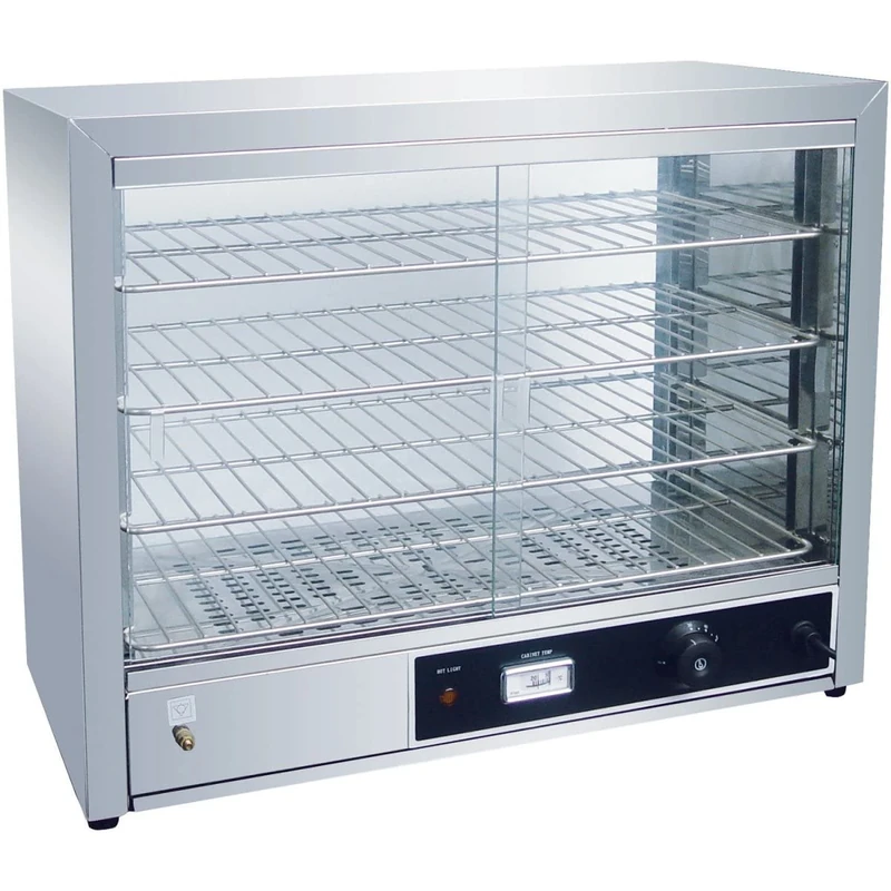 Stalwart DA-SW580 Commercial Hot Display case Pie Warmer 4 Shelves Countertop