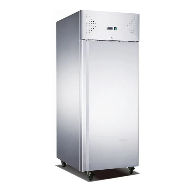 Stalwart DA-R650V Commercial Refrigerator Upright Cabinet 685 litres Stainless Steel Single Door GN2/1 Ventilated Cooling