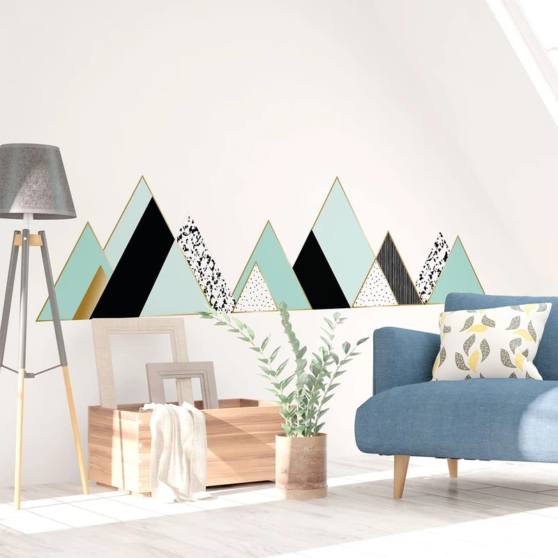 ENNEDI Giant Scandinavian Mountains Wall Sticker 110 x 165 cm