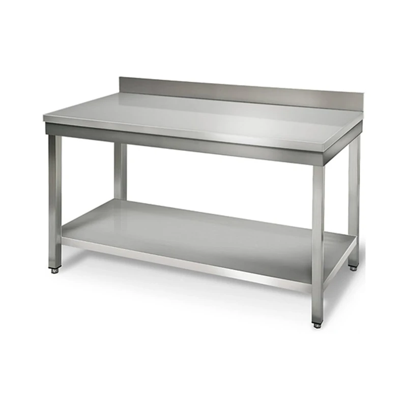 Professional Work Table Stainless Steel Bottom Shelf Upstand 2000x700x900mm DA-VT207SLB