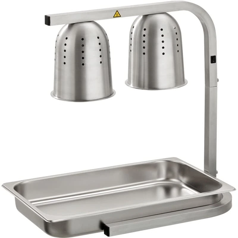 Stalwart DA-WL550 Commercial Food Warmer 2 Heating Lamps GN1/1