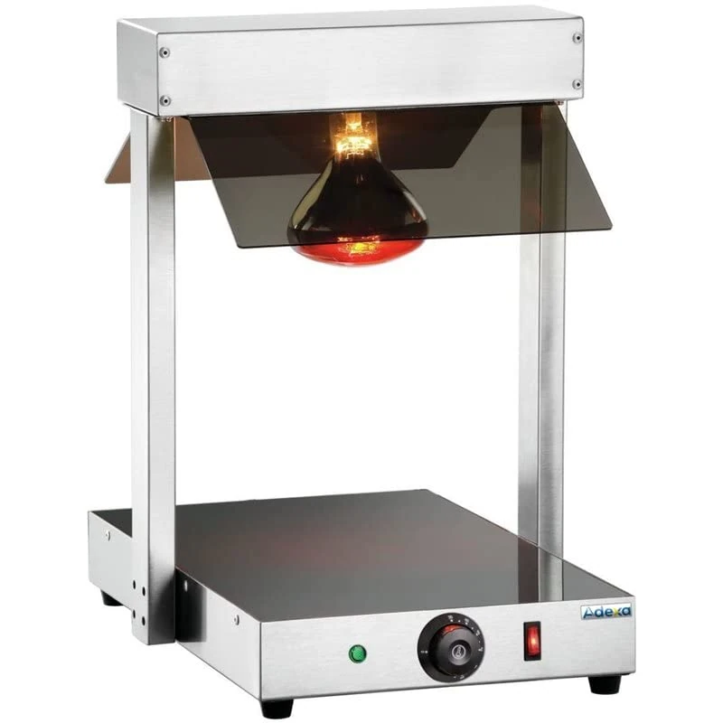 Stalwart DA-WM1F Buffet Food Warmer with Gantry Stainless Steel 1 Infrared lamp Sneeze Guards 1xGN1/1