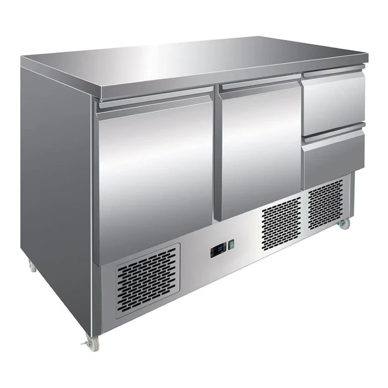 Commercial Refrigerated Counter 2 Drawers 2 Doors DA-2DS33