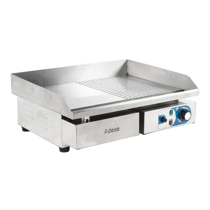 Stalwart DA-WHEG818AFR Commercial Griddle Smooth/Ribbed Medium 1 Zone 3kW Electric