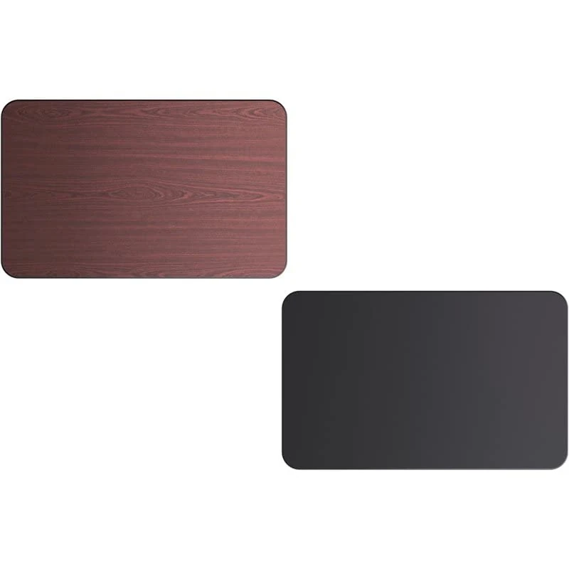 Adexa TT3048MB Laminated Rectangular Table Top, Reversible Mahagony/Black, 48 Inch x 30 Inch