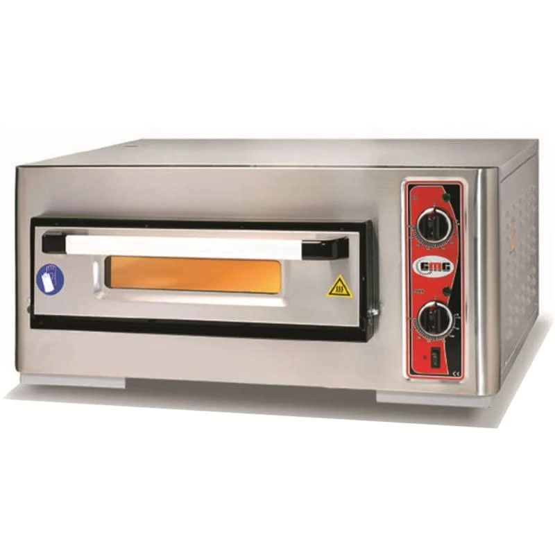 Electric Pizza Oven 1 Chamber 700x700mm Capacity 4 Pizzas at 13 inches 230V/1 Phase DA-PF7070E