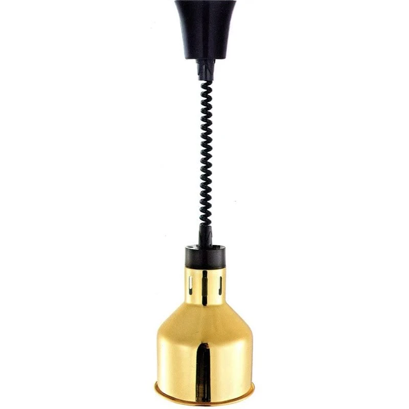 Stalwart DA-A65121204 Rise Fall Dome Heat Lamp Titanium Gold