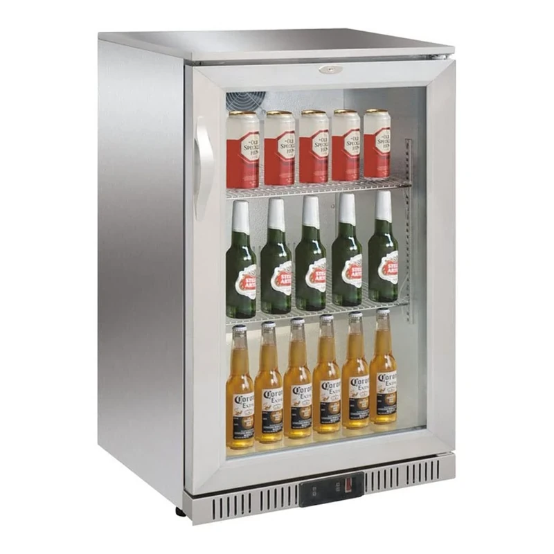 Stalwart DA-SSBC01P Back bar Cooler 1 hinged Door 128 litres Stainless Steel
